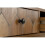 Seconique Ottawa 3Drawer Console Table With Metal Handles Medium Oak Effect/Black 8