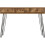 Seconique Ottawa 3Drawer Console Table With Metal Handles Medium Oak Effect/Black 4