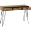 Seconique Ottawa 3Drawer Console Table With Metal Handles Medium Oak Effect/Black 3