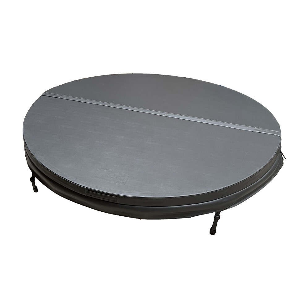 Happy Hot Tubs Replacement Hot Tub Cover (1830mm Diameter Round Grey)