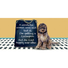 I'm Getting A Cockapoo Little Dog Laughed Greeting Card Blank Inside