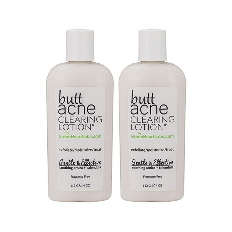 GreenHeartLabs Butt Acne Clearing Lotion, 4 fl oz - 2pc