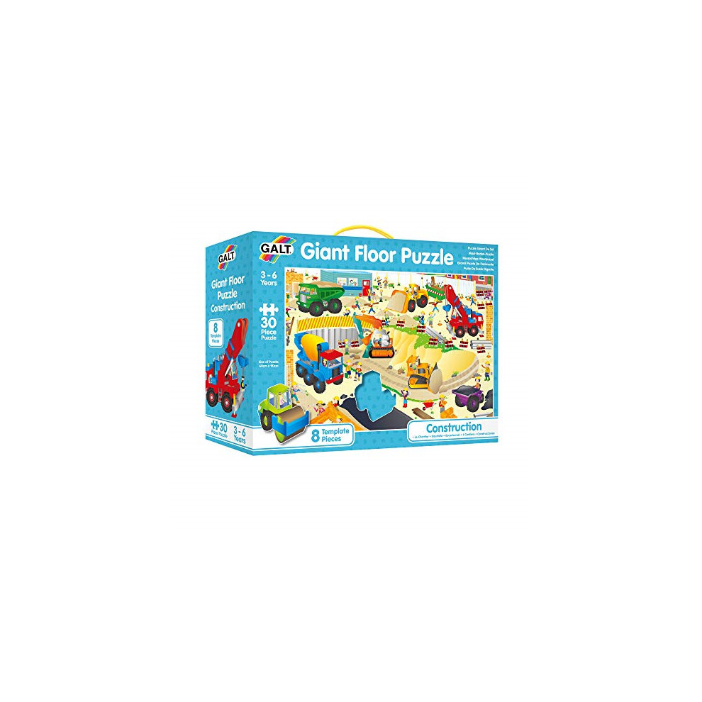 Galt Toys, Giant Floor Puzzle - Construction Site, Floor Puzzles