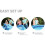 Intex Intex 8ft Pool Set Easy Swimming Pool Set with Pool Filter Pump 4