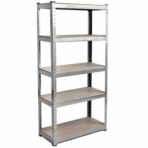 Garage Shelves 5 Tier Unit Racking Boltless Heavy Duty Storage, Best