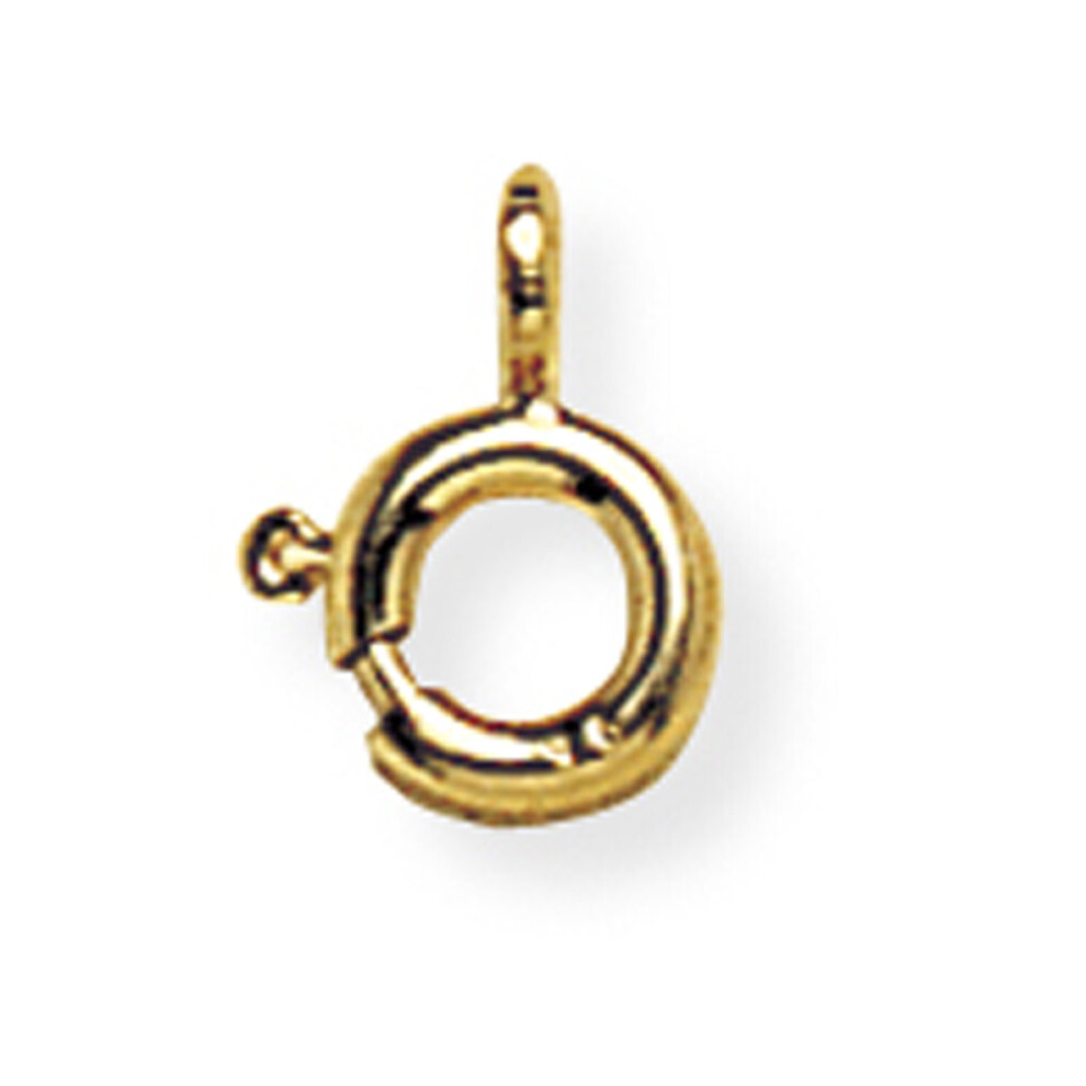 Jewelco London 9ct Yellow Gold Bolt Spring Ring Clasps - Pack of 16 Pieces