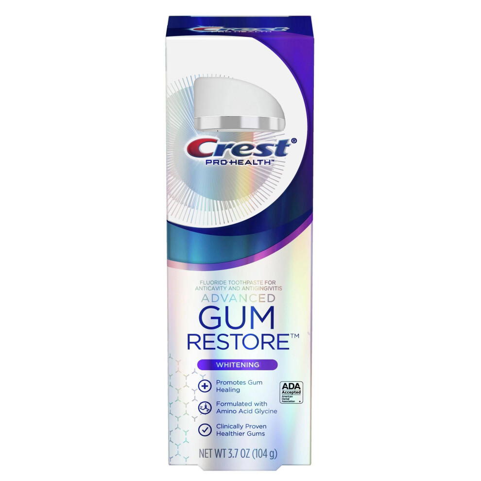 Crest Pro-Health Advanced Gum Restore Whitening Toothpaste, 3.7 oz (104 g)