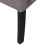 Living And Home Set of 2 Velvet Studded High Back Dining Chairs, Grey 5