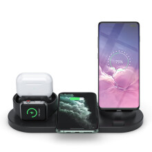 6in1 Multifunctional Wireless Charger Desktop Phone Stand