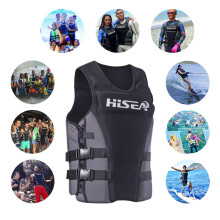 (Adult S) Neoprene Life Vests Water Sports Fishing Vest Adult Life Jacket Kayaking Boating