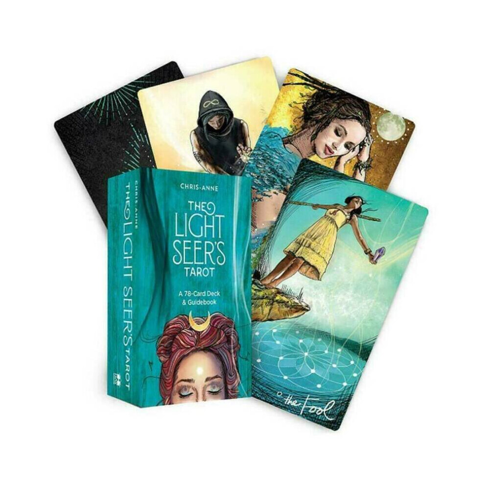 English The Seer's Tarot Oracle Cards A 78-Cards Deck Guidebook Board Game Light