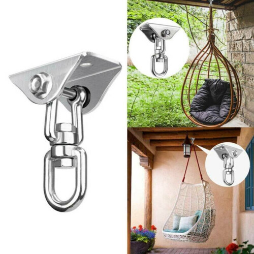 360 Hammock Chair Hanging Ceiling Mount Spring Snap Swivel Hooks Hardware Kit