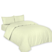 (Cream, Super King) Luxury Pure Egyptian Cotton T200 Duvet Cover, Hotel Quality Bedding Set Soft & Charming Colours Collection Available In All Sizes