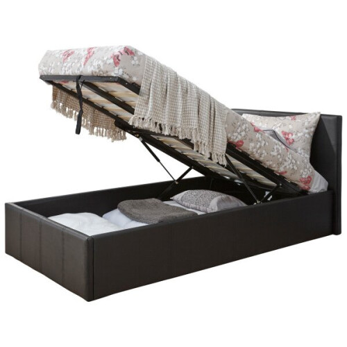 End Lift Ottoman Storage 90 cm Single Bed Frame Only - 3FT Single 1