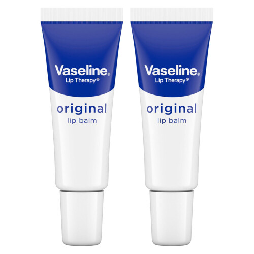 Vaseline (Buy 2 - Original) 2x Vaseline Lip Therapy Lip Balm For Instant softness 1