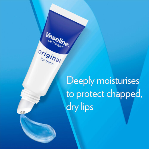Vaseline (Buy 2 - Original) 2x Vaseline Lip Therapy Lip Balm For Instant softness 2