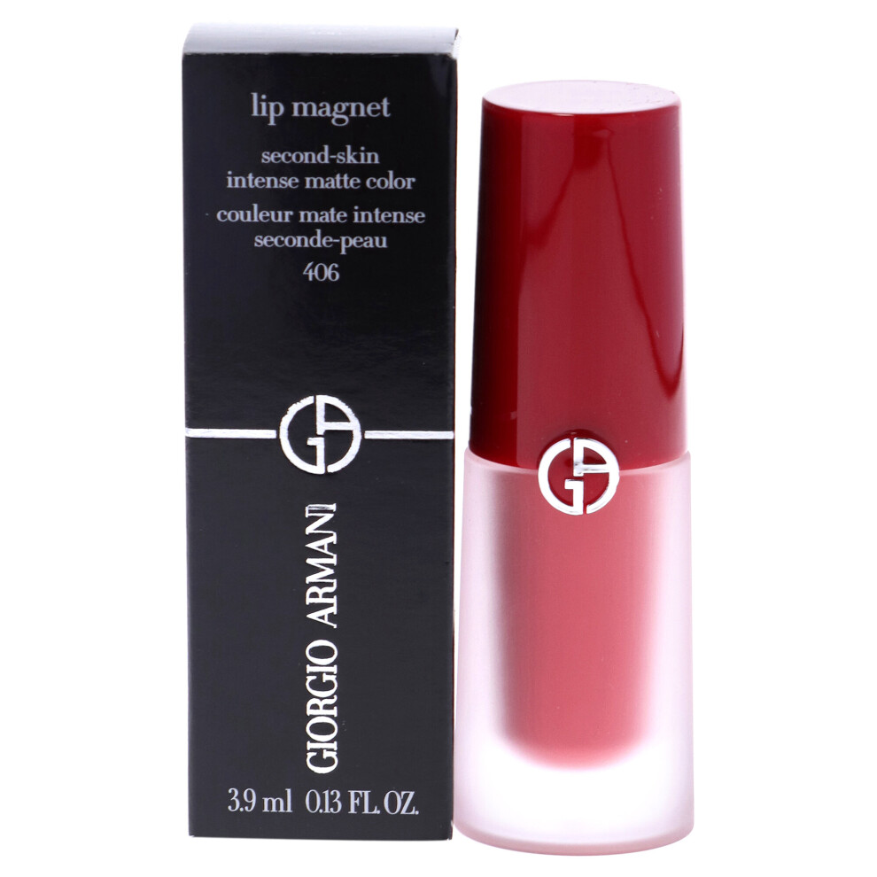 Giorgio Armani Lip Magnet Pink Matte Liquid Lipstick 406 Redwood