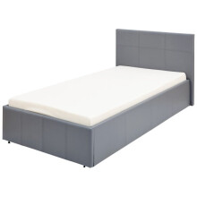 End Lift Ottoman Storage 90 cm Single Bed Frame Only - 3FT Single