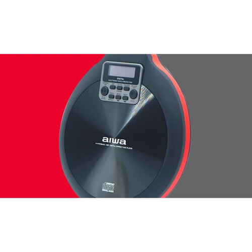 Aiwa PCD-810RD ROT Schwarz Tragbarer CD/CD-R/MP3 Sp Produktbild-Vorschau 9
