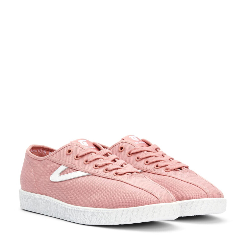 (5 (Adults')) Tretorn Womens Nylite Trainers - Heather/White