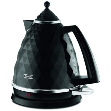 De'Longhi Brilliante Kettle, anti-scale filter, 1.7 Liters, 360&deg; swivel base, KBJ3001BK, Black