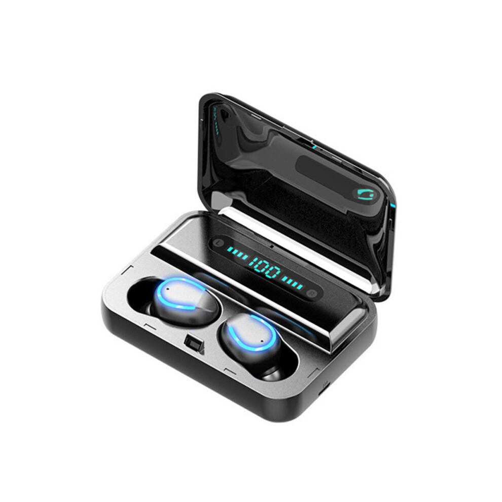 F9 Tws Bluetooth 5.0 Sport Earphone Led Display Cvc8.0 Noise Reduction Headphone With 3600Mah Charging Box 788389651425