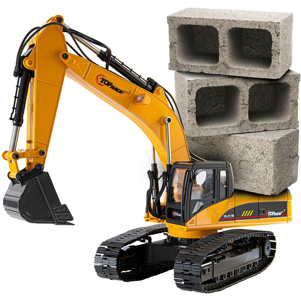 Remote control diggers and dump clearance trucks