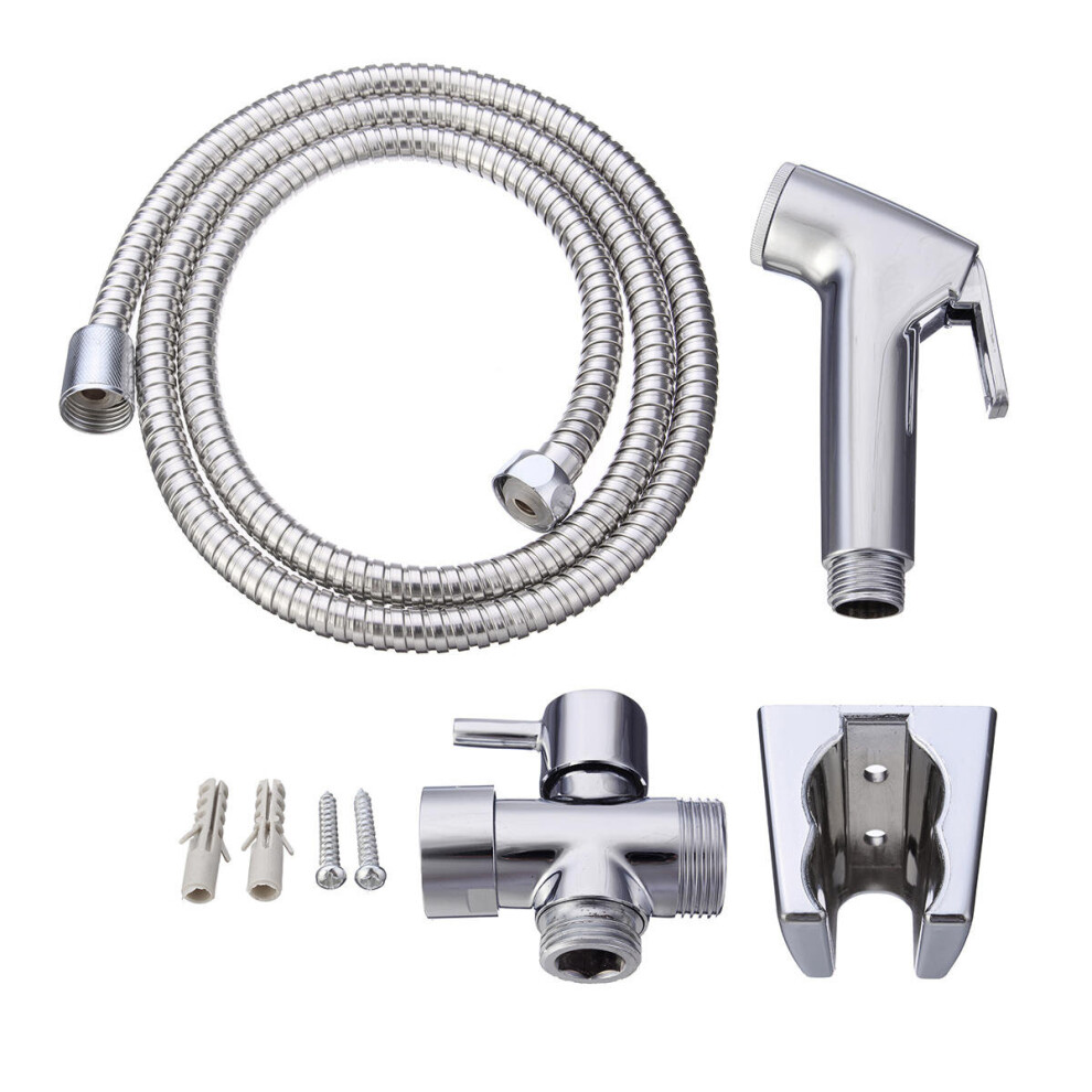 Hand Held Shower Head Douche Toilet Bidet Sprayer Portable Washer Jet Shattaf Diverter Set