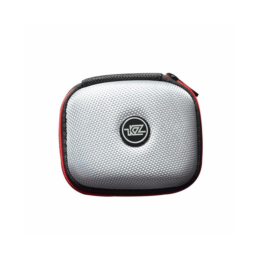 3Pcs Portable Earphone Bag Eva Zipper Protective Storage Bag For Earphone Cable Charger Momery Card Silvergray Color 788389711969