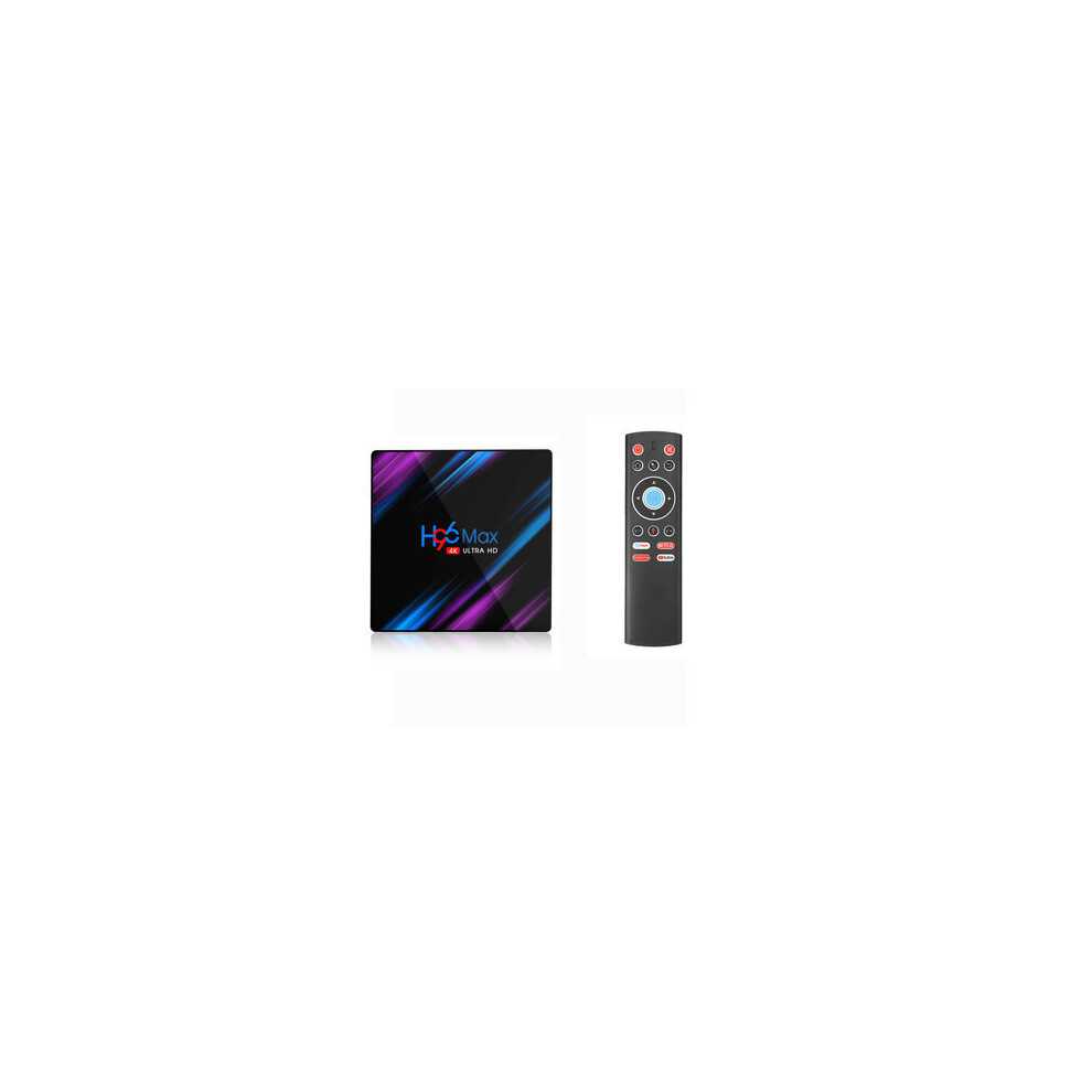 H96 Max Rk3318 4Gb Ram 64Gb Rom 5G Wifi Bluetooth 4.0 Android 9.0 4K Vp9 H.265 Tv Box With T1 2.4G Wireless 6 Axis Gyroscope Voice Remote Control 788389742314
