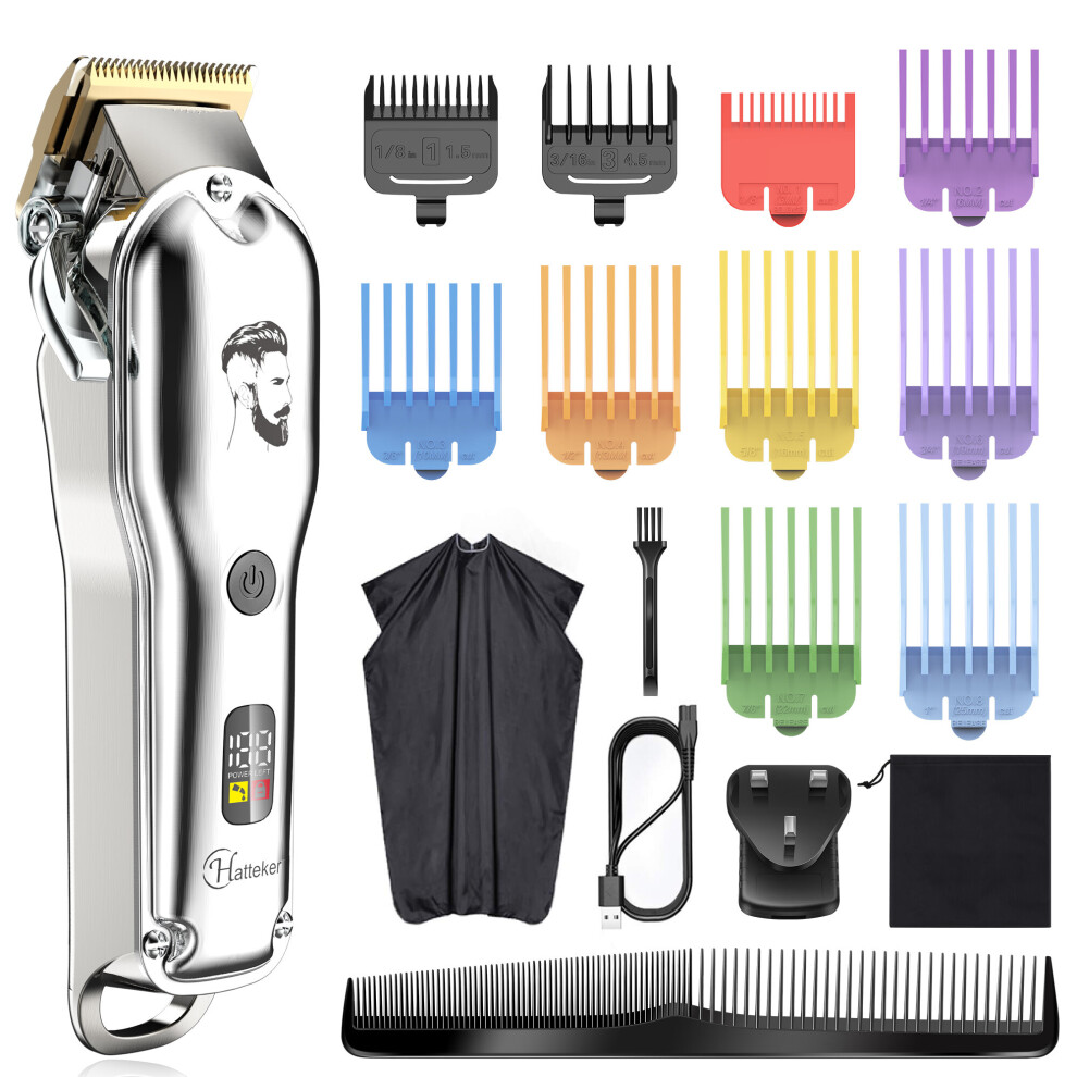 Hatteker Professional Hair Clipper Mens Haircut Hair Beard Trimmer