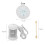 Professional Ionic Ion Detox Foot Bath Basin Spa Cleanse Machine 7