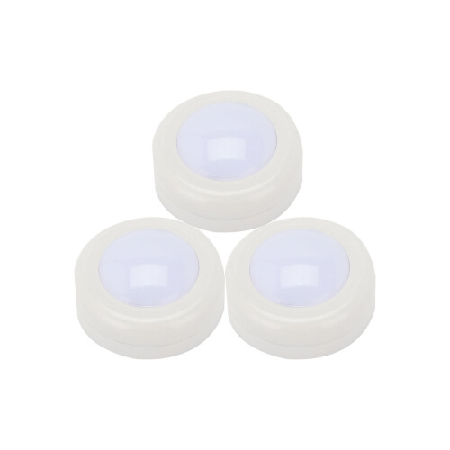 3Pcs LED Cupboard Light Battery Kitchen Timer Under Cabinet Light 2