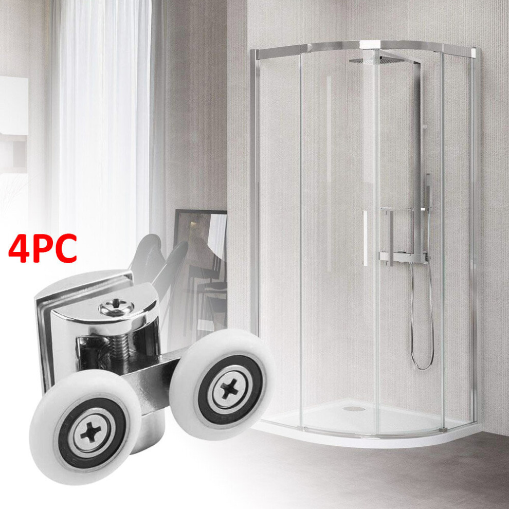 Orchid-Shower Door Rollers 8 Pieces Shower Door Rollers Sliding Shower Door Roller Shower Enclosure Rollers For Bathroom Shower Door 23mm - View #3