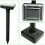 (2PCS) Solar/Ultrasonic Garden Deterrent Repeller Animal 12