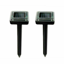 (2PCS) Solar/Ultrasonic Garden Deterrent Repeller Animal