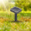 (4PCS) Solar/Ultrasonic Garden Deterrent Repeller Animal 8