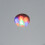 7 LED Round Colorful Rotating Crystal Light Base Electric Battery Display Stand 7