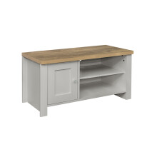 Birlea Highgate Small TV Unit - Grey & Oak