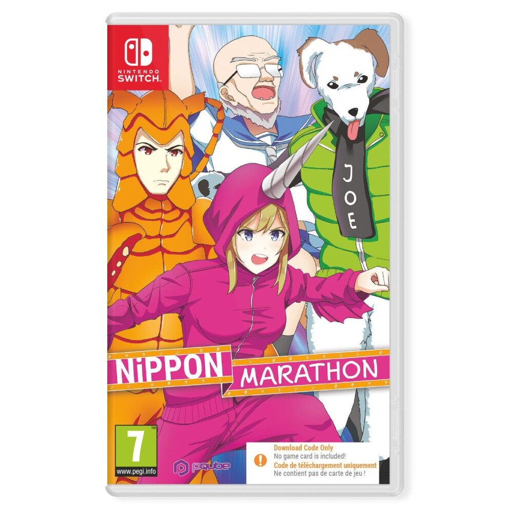 Pqube Nippon Marathon Nintendo Switch Game [Code In A Box]