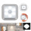 6 LED φώτα αισθητήρα κίνησης PIR Ασύρματο φως νύχτας μπαταρία λαμπτήρα σκάλας 1