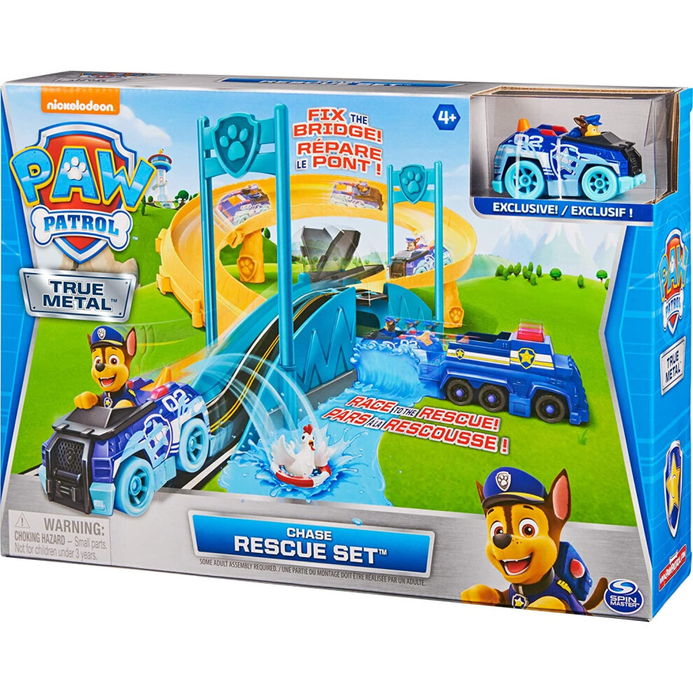 Paw Patrol True Metal Chase's Police Rescue Set