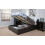 (Black) End Lift Ottoman Storage Bed Frame Only - Leather 5