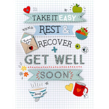 Get Well Soon Greeting Card Second Nature Just To Say Cards