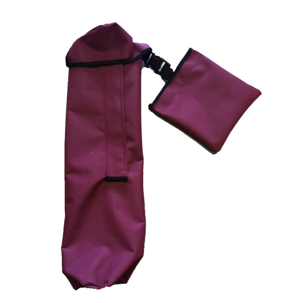 (Maroon) Oxygen Bottle Carrier - Oxygen Cylinder Holder