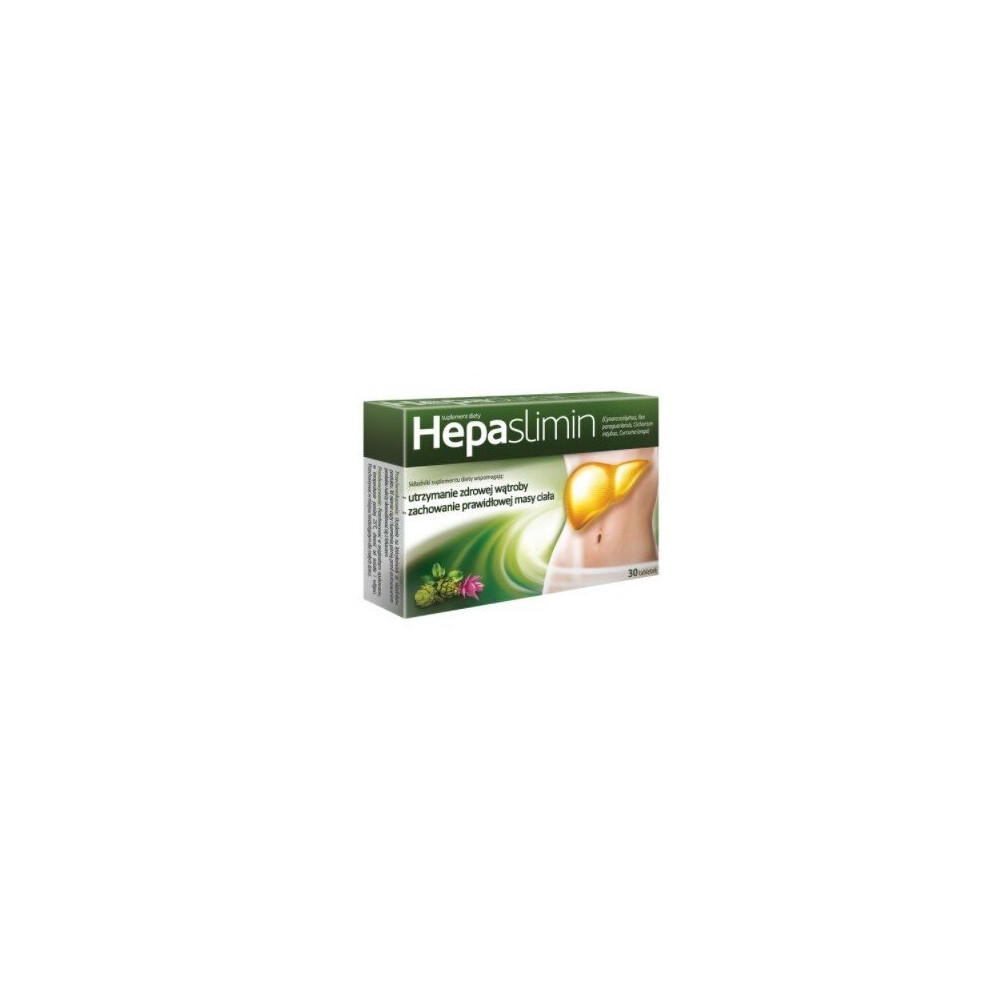 Hepaslimin 30 tab Liver Support Weight Loss Wsparcie watroby utrata masy ciala