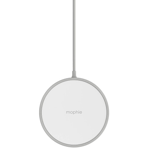 (White) Mophie Qi Wireless Charging Pad Mini 7.5W- UK Plug