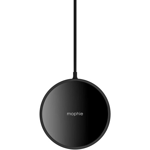 (Black) Mophie Qi Wireless Charging Pad Mini 7.5W- UK Plug