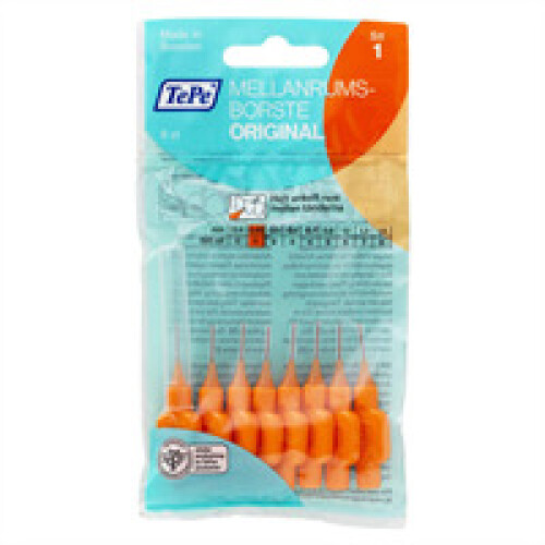 Tepe 2 x TePe Original Interdental 8 Brushes Pack 0.45 mm - Orange