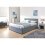 (Grey) End Lift Ottoman Storage 150cm Kingsize Bed Frame 4